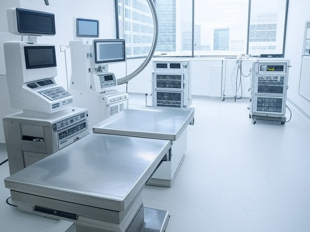 Aparelhos de anestesia de última geração em sala de hospital no DF, investimento de R$ 1,2 milhão.