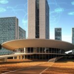 Vista da Esplanada dos Ministérios em Brasília simbolizando projeto IA para Negócios da Secti-DF, democratizando inteligência artificial no Distrito Federal.