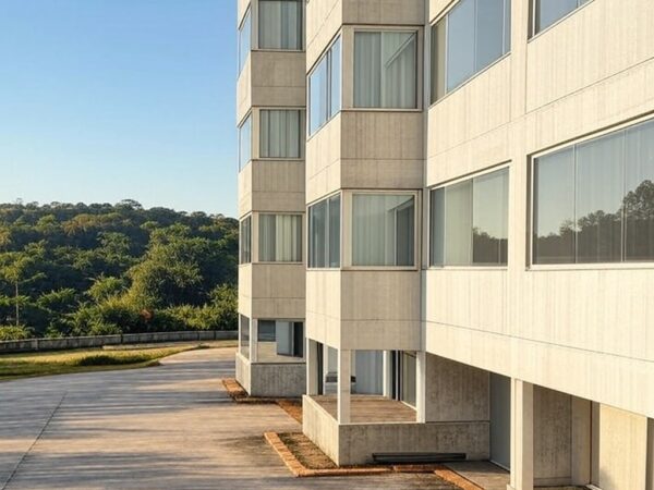 Prédio residencial no Guará, representando inscrições para curso gratuito de formação de síndicos.