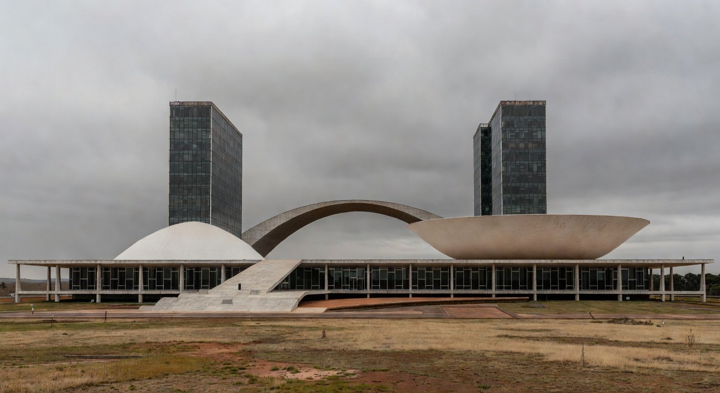 Edifício da CLDF em Brasília, simbolizando concessão de cidadania honorária a Rodrigo Badaró com críticas por desperdício de recursos.