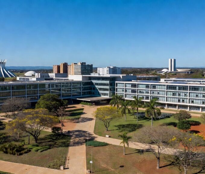 Hospital público em Brasília representando nomeação de profissionais para a Saúde do DF.