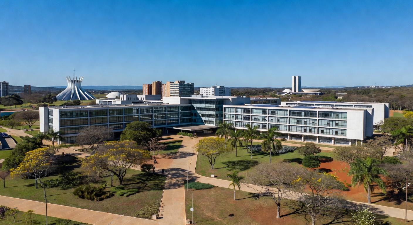 Hospital público em Brasília representando nomeação de profissionais para a Saúde do DF.