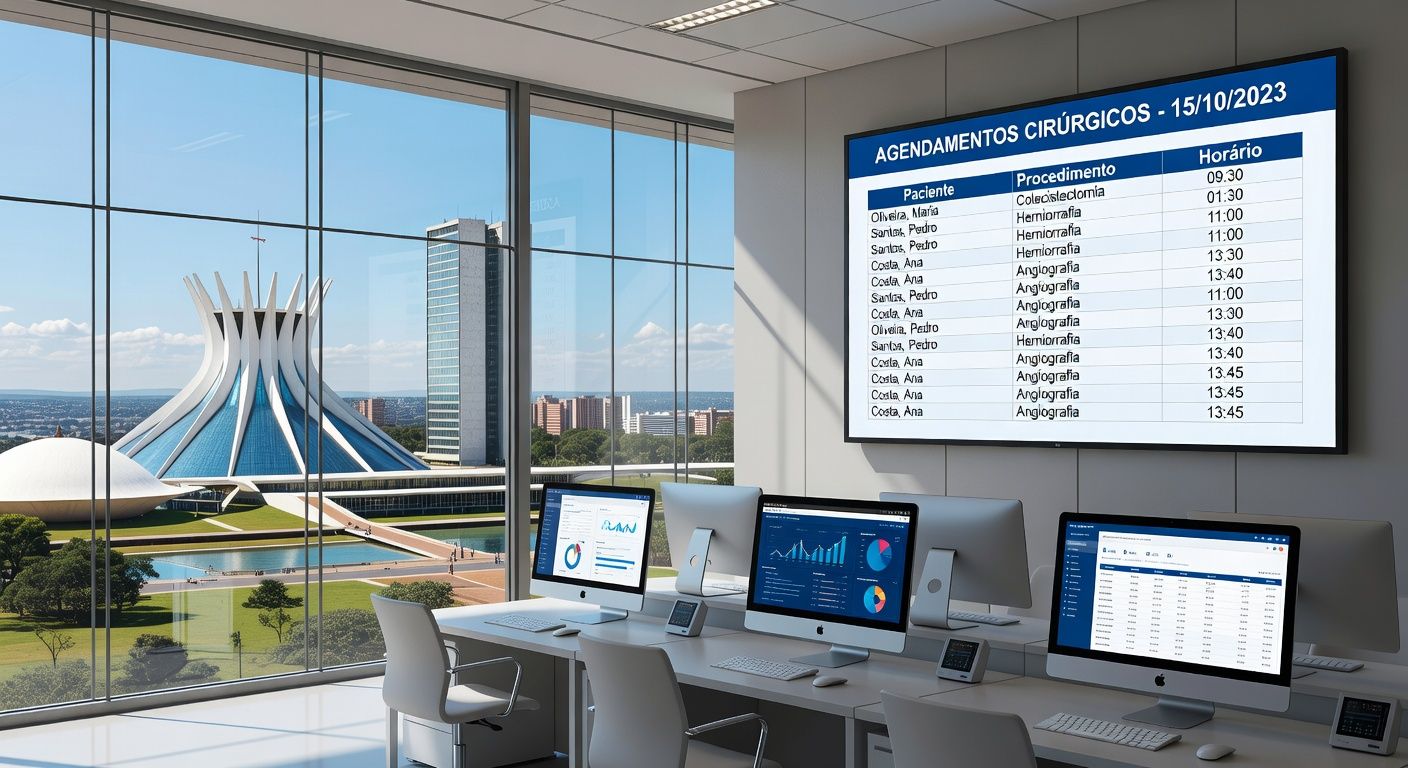 Hospital em Brasília com tecnologia para redução de cancelamentos de cirurgias ortopédicas.