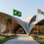 Escola pública em Brasília representando liderança feminina na educação do DF, com 66% das direções ocupadas por mulheres.