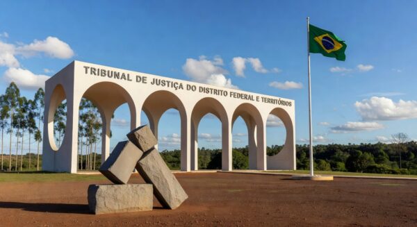 Fachada do TJDFT em Brasília, simbolizando trajetória de engajamento social no Programa História Oral.