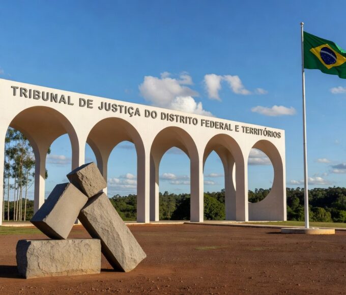Fachada do TJDFT em Brasília, simbolizando trajetória de engajamento social no Programa História Oral.