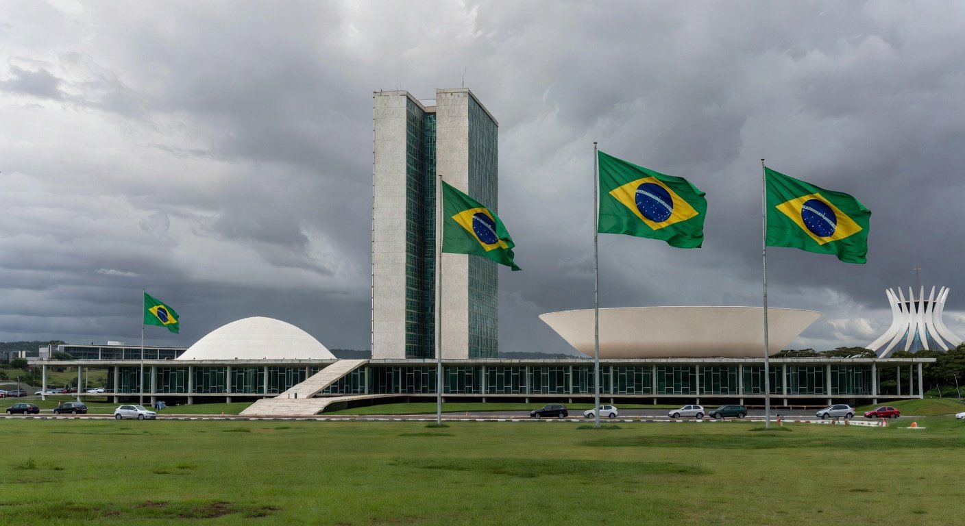 Edifício da CLDF em Brasília sob céu nublado, representando concessão polêmica de título honorário.