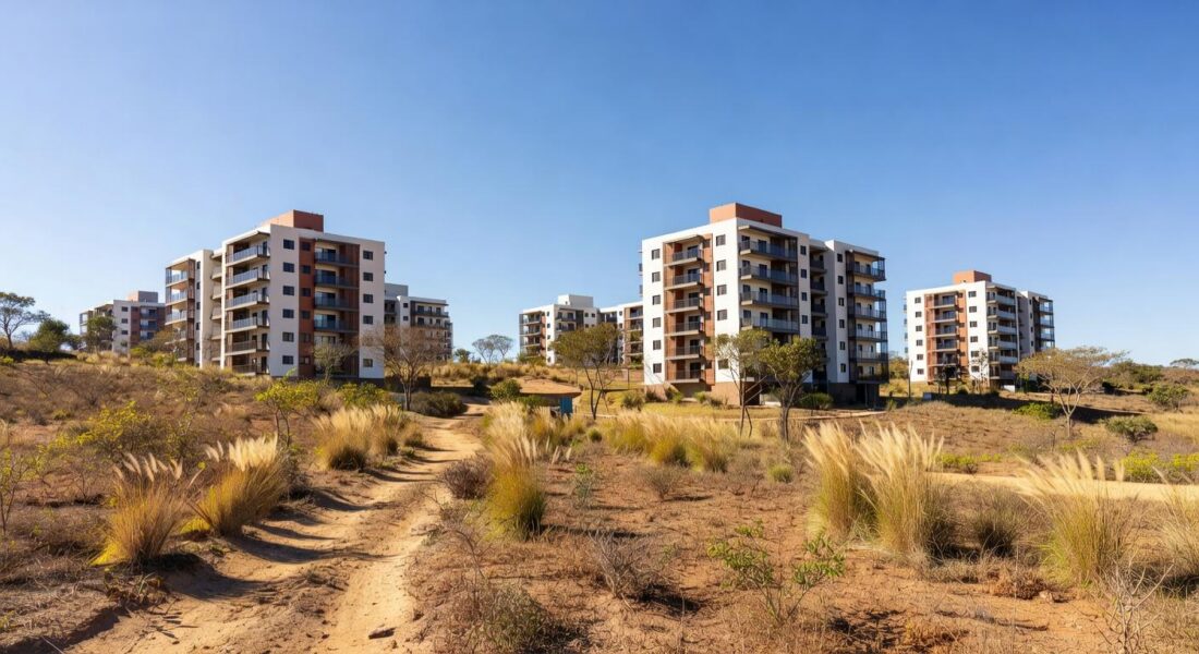 Conjunto habitacional com 7.968 apartamentos entregues pelo Governo do DF em Itapoã.