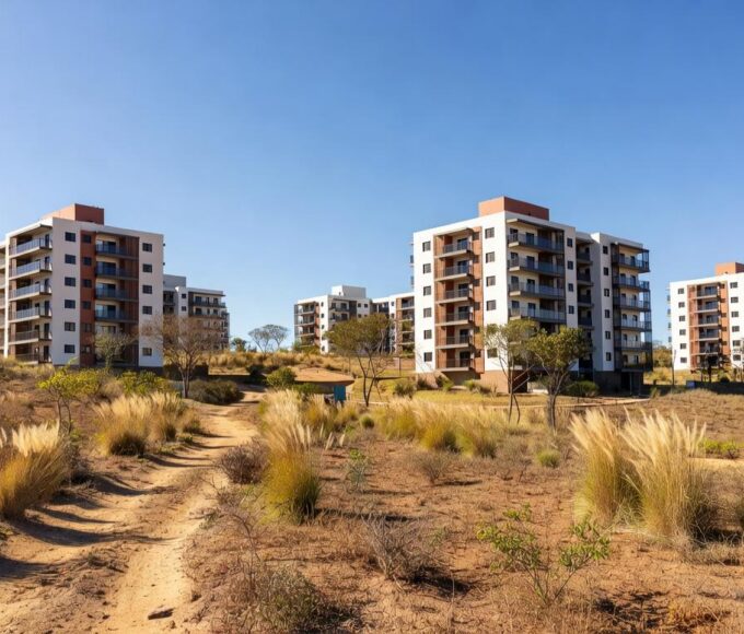 Conjunto habitacional com 7.968 apartamentos entregues pelo Governo do DF em Itapoã.