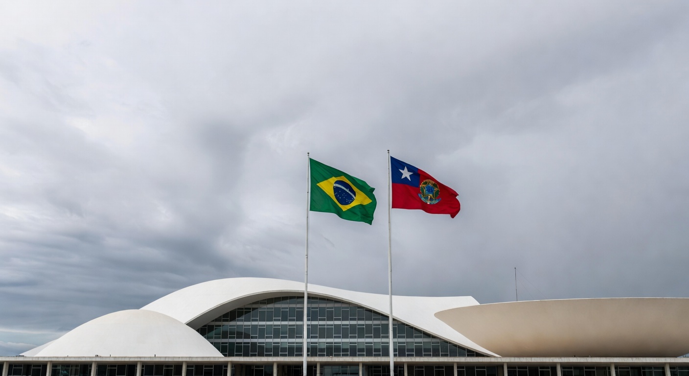 Edifício da CLDF em Brasília sob céu nublado, representando aprovação controversa de título honorário a jornalista.
