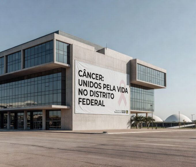 Hospital em Brasília representando projeções de casos de câncer no DF até 2028, segundo INCA.