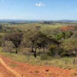 Paisagem de área verde em Brazlândia para criação de parque de 1.600 hectares pelo Instituto Brasília Ambiental.