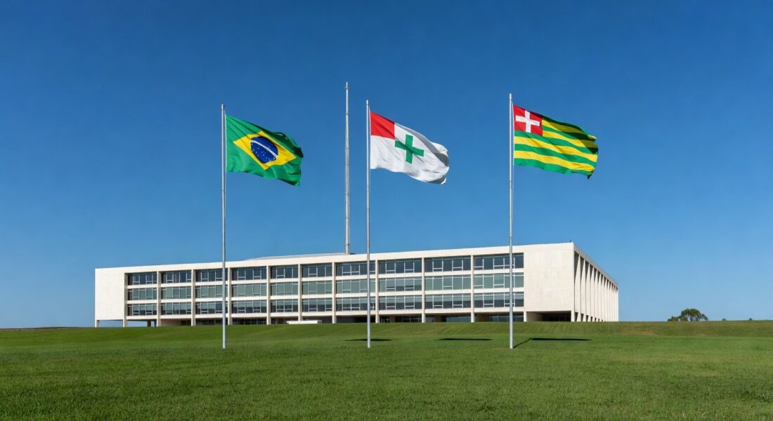 Fachada do Palácio do Buriti em Brasília, representando suspensão de portaria sobre remuneração de professores temporários no DF.