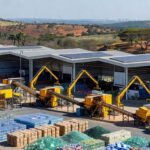 Usina de resíduos do SLU em Brasília durante visita técnica para capacitação em gestão sustentável pelo Instituto Brasília Ambiental.