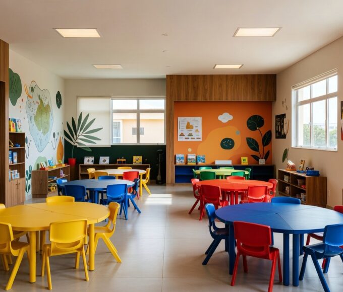 Novos espaços pedagógicos da Escola Futuro em Ação no Recanto das Emas