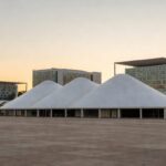 Congresso Nacional em Brasília ao pôr do sol, representando o 3º lugar no Ranking ICCA 2025