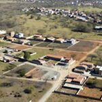 Vista aérea de áreas urbanas em planejamento no Distrito Federal