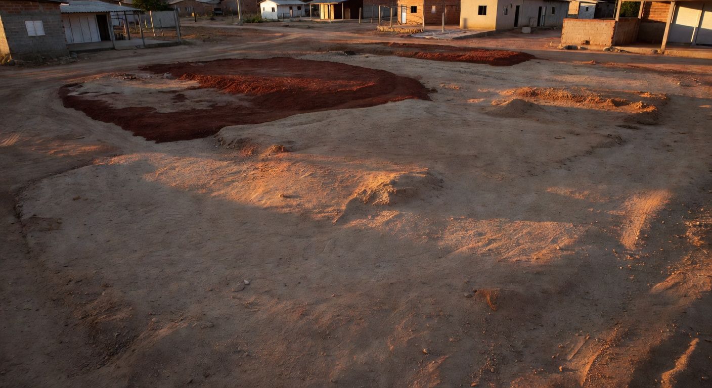 Terrenos vazios em Vicente Pires, DF, relacionados a edital da Terracap