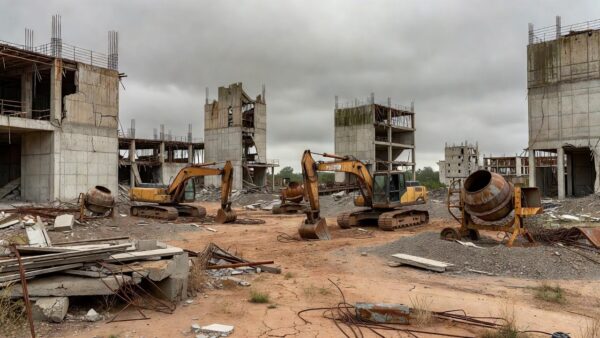 Escola e centro cultural abandonados em Brasília por falta de recursos em educação, saúde e cultura no DF