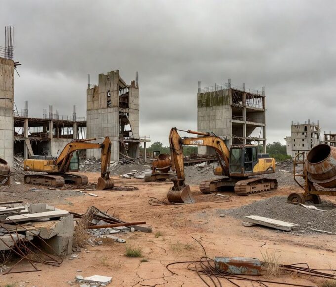 Escola e centro cultural abandonados em Brasília por falta de recursos em educação, saúde e cultura no DF