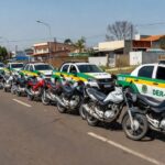 Operação Moto Legal do DER-DF no Paranoá com motos removidas