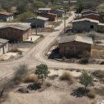 Bairro em Ceilândia com infraestrutura precária de saneamento e falhas do poder público