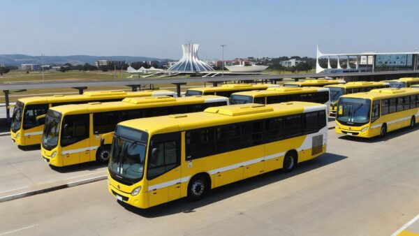 Frota de ônibus da Viação Marechal em renovação no DF