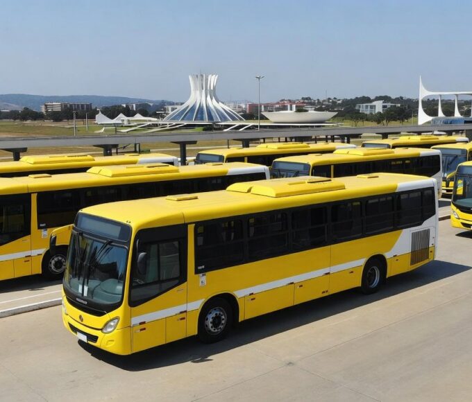 Frota de ônibus da Viação Marechal em renovação no DF