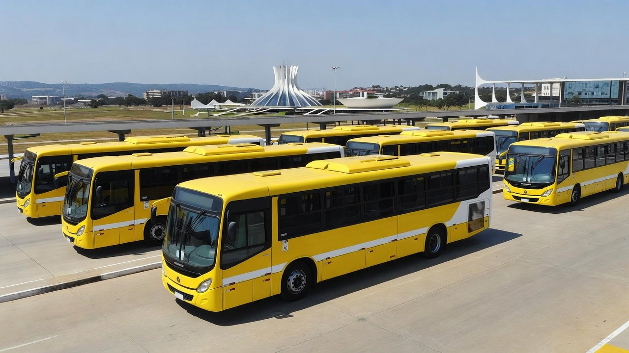 Frota de ônibus da Viação Marechal em renovação no DF
