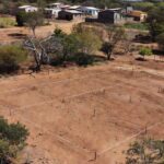 Lotes residenciais demarcados em Ceilândia, Distrito Federal