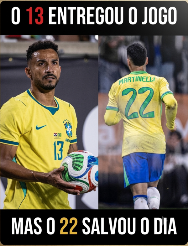 PL associa vitória do Brasil por 2 a 1 ao 22 de Martinelli e ironiza o 13