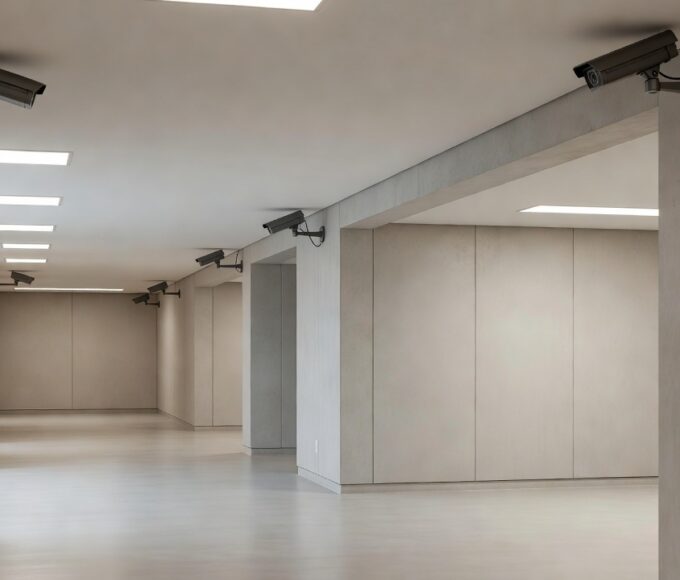 Sala de reabilitação com câmeras de segurança no DF