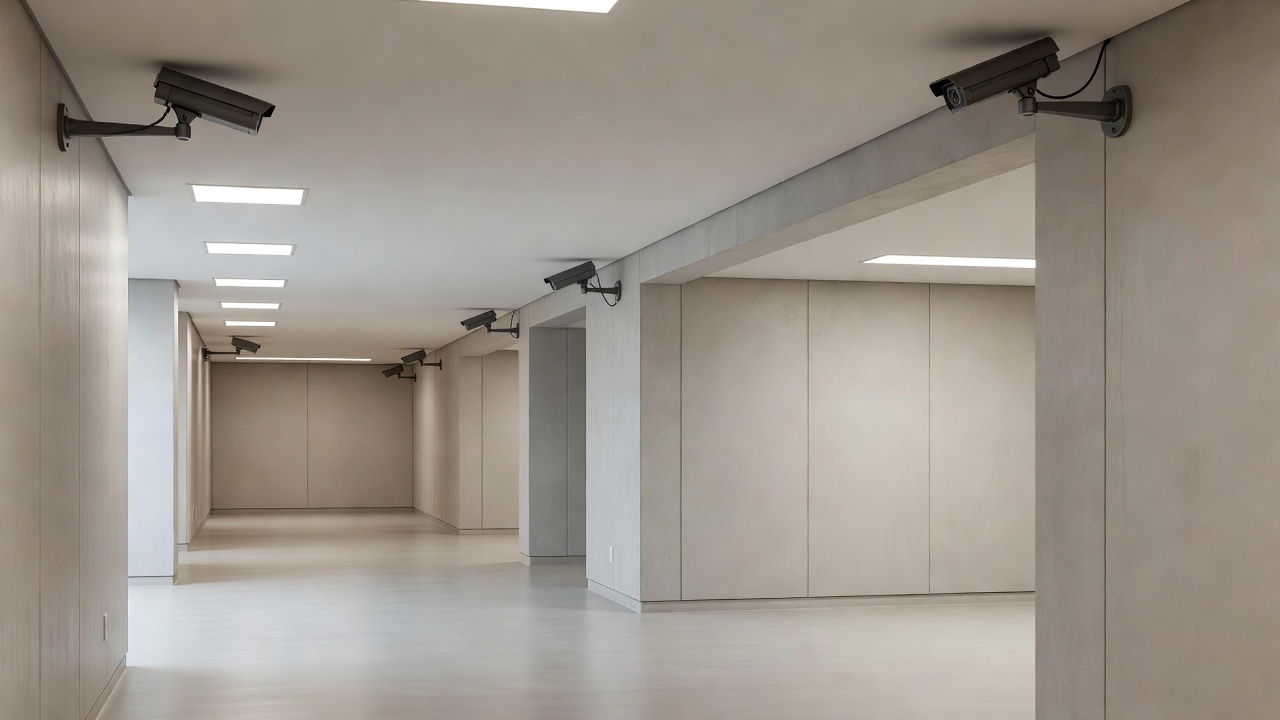 Sala de reabilitação com câmeras de segurança no DF