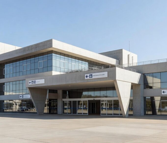 Fachada do Hospital de Base de Brasília, local do incidente com vigilante