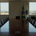 Sala de reuniões em Brasília após encontro político do MDB sem acordo