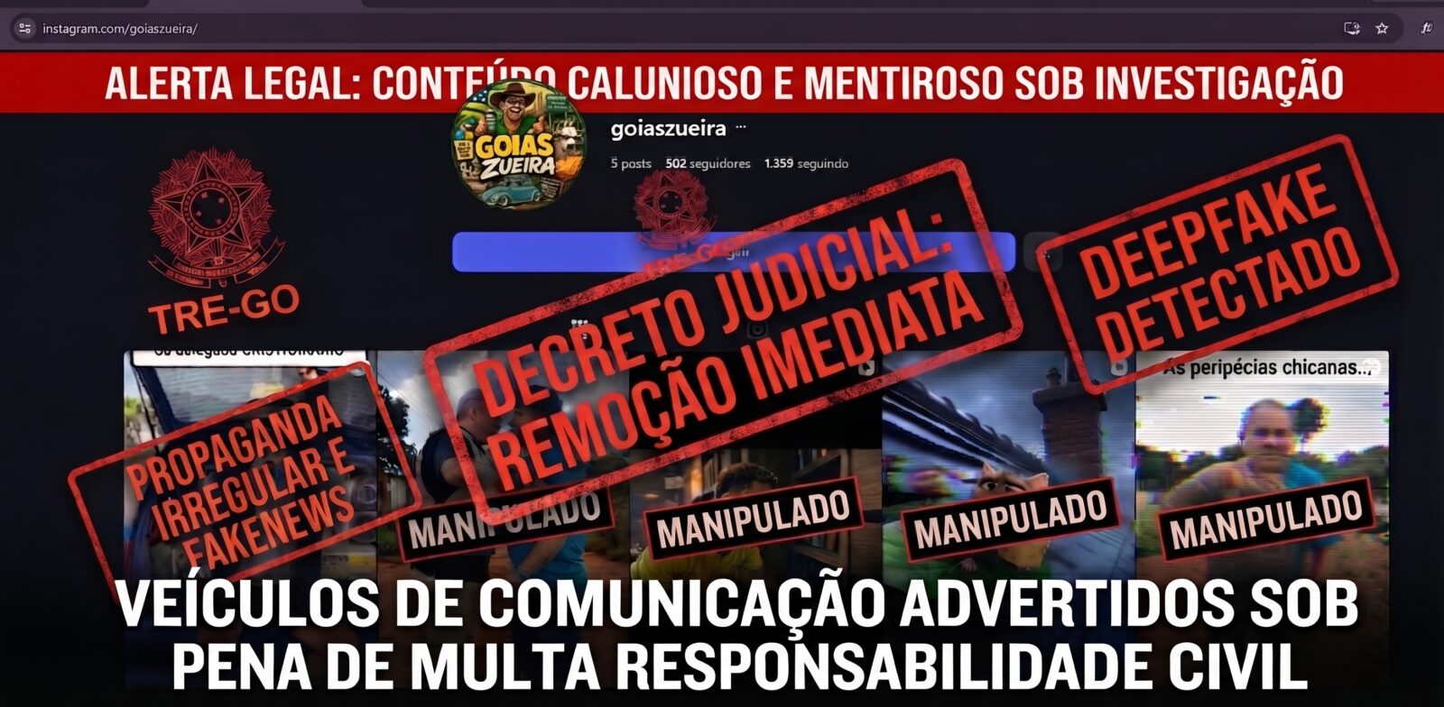 Justiça Eleitoral determina remoção de perseguição política contra Cristóvão Tormin