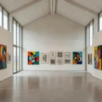 Exposição de obras de artistas em situação de rua no TJDFT em Brasília