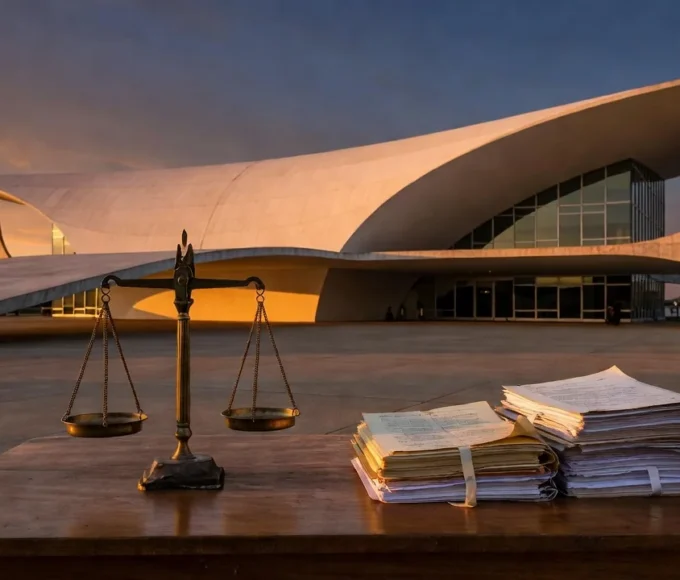 Câmara Legislativa do DF em Brasília durante crise da justiça