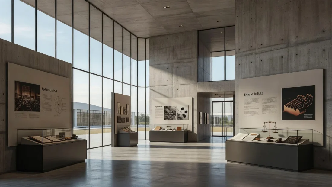 Memorial do TJDFT em Brasília com exposições sobre justiça