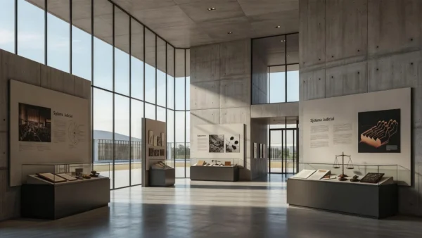 Memorial do TJDFT em Brasília com exposições sobre justiça