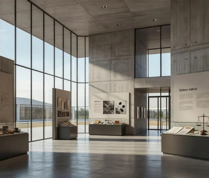 Memorial do TJDFT em Brasília com exposições sobre justiça