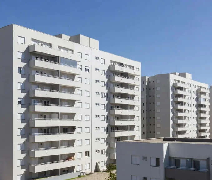 Edifícios residenciais em Brasília relacionados à inadimplência de aluguel no DF