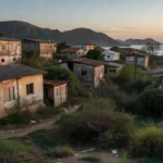Conjunto habitacional em Nova Jerusalém, DF, com casas sem título de propriedade