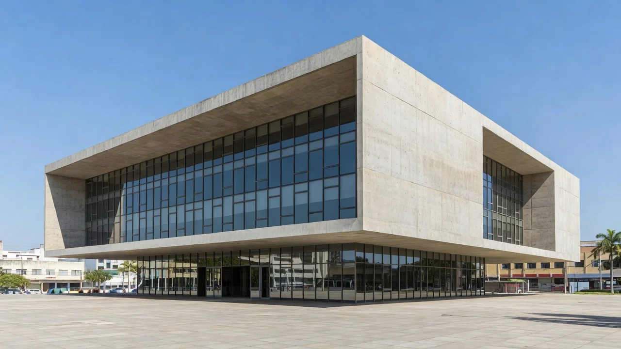 Fachada do prédio da 1ª Vara de Família em Planaltina, TJDFT