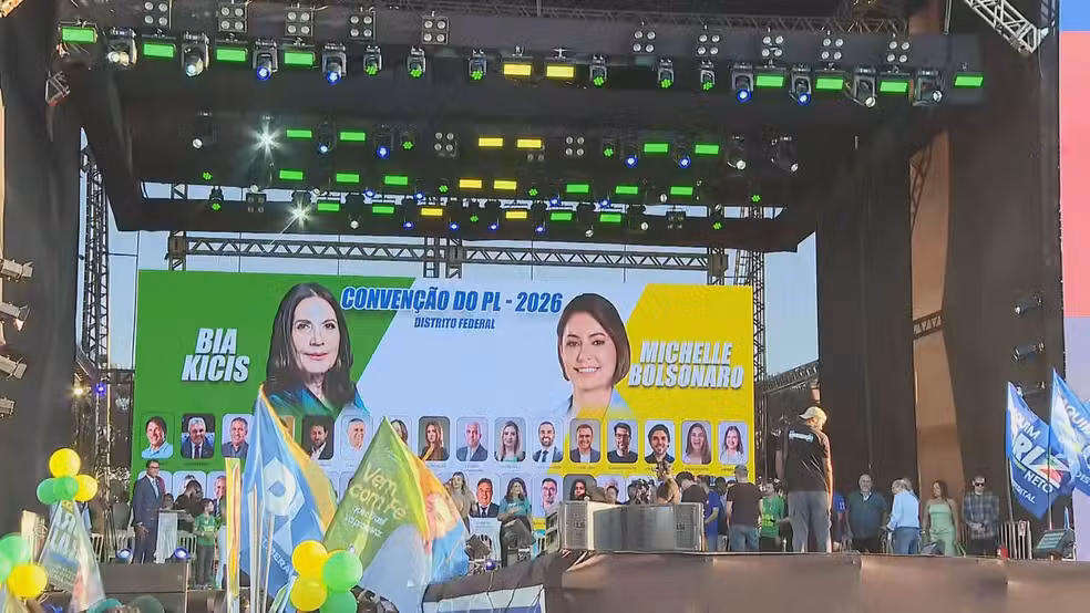 PL oficializa chapa com Michelle Bolsonaro e Bia Kicis ao Senado no DF