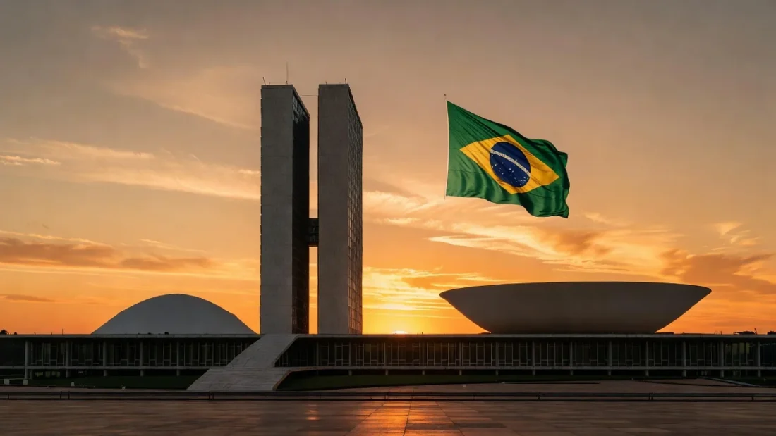 Urna eletrônica em seção eleitoral no Distrito Federal durante pesquisa de intenção de voto