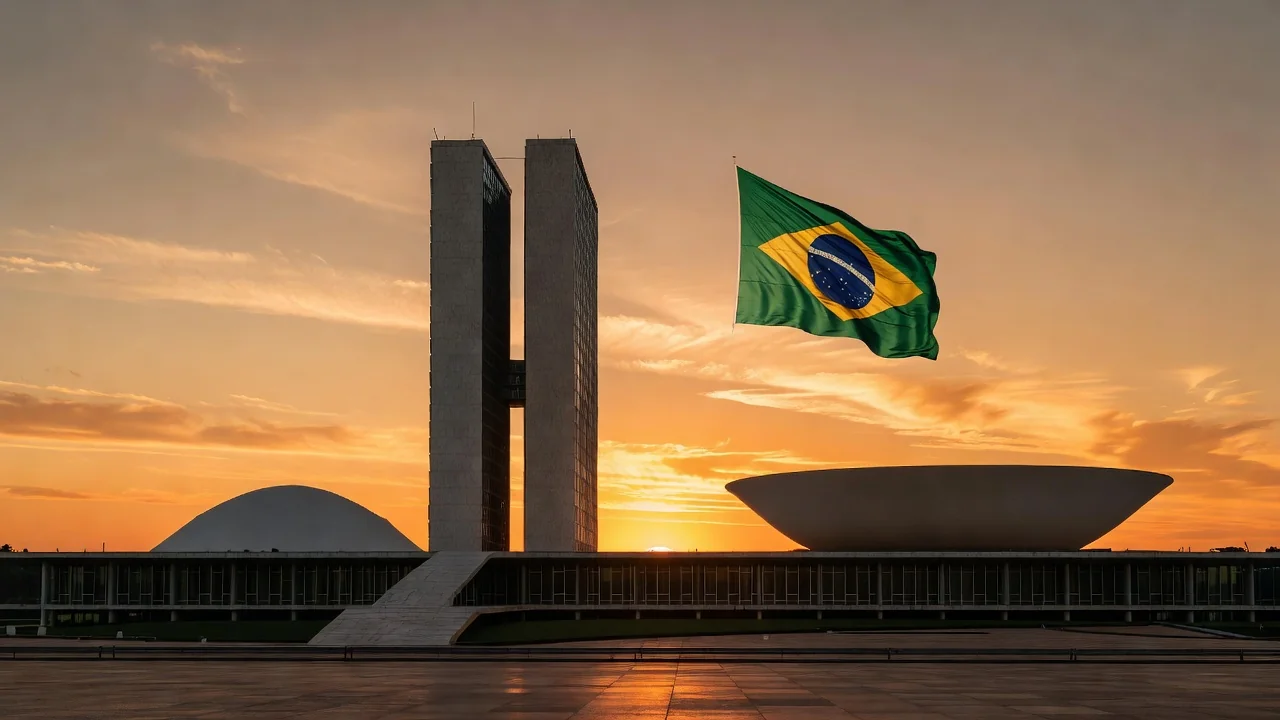 Urna eletrônica em seção eleitoral no Distrito Federal durante pesquisa de intenção de voto