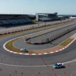 Pista do Autódromo de Brasília com carros de Stock Car e F4