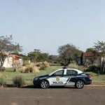 Viatura da PMDF no Recanto das Emas em operação contra foragidos por estupro e violência doméstica